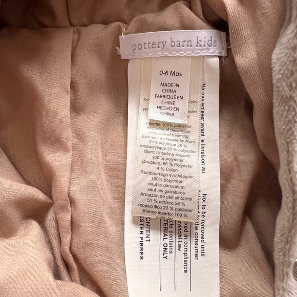 Pottery barn deer costume baby 0-3 months - Picture 2 of 6
